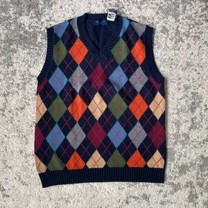 Lord & Taylor Argyle Sweater Vest